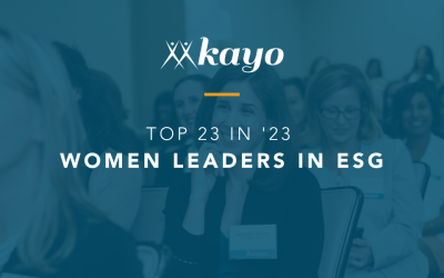 Top 23 in ’23: Women Leaders in ESG